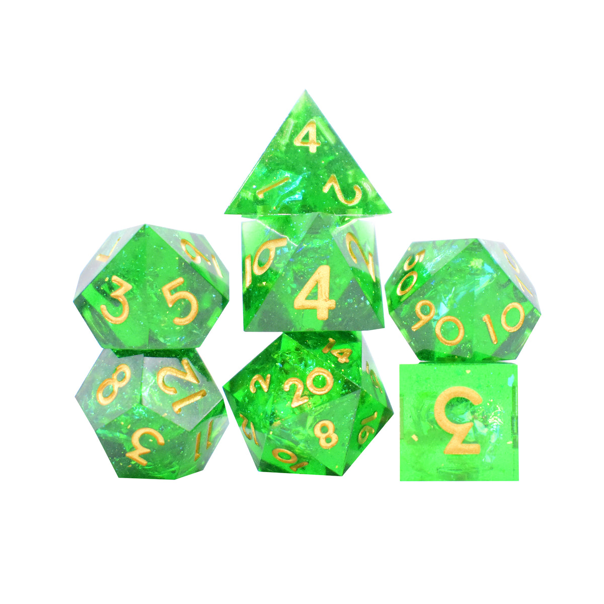 Sharp Edge Dice (Emerald) Crits and Bits